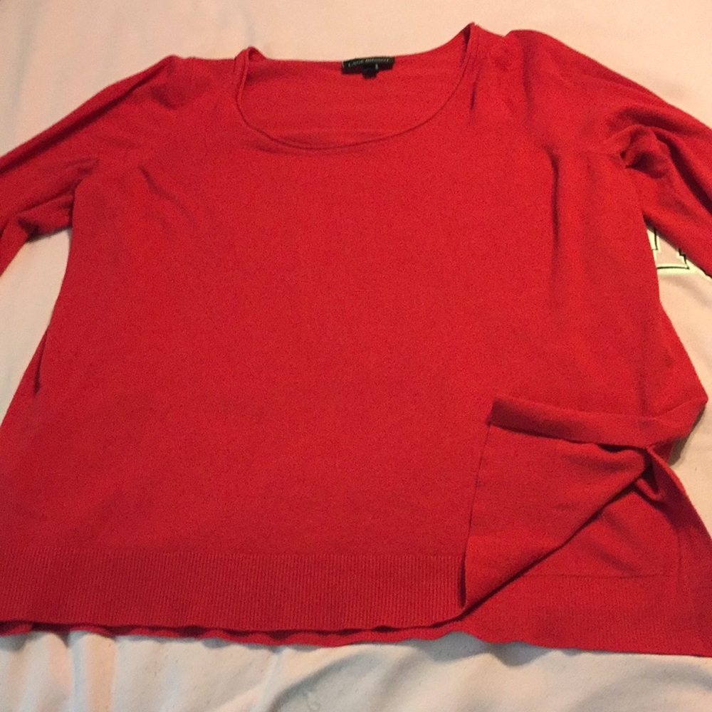 Red sweater